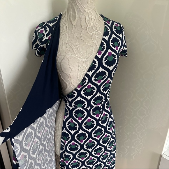 NWOT Boden Summer Wrap Dress in Bramble Bud Sz 2P Petite - Picture 8 of 12